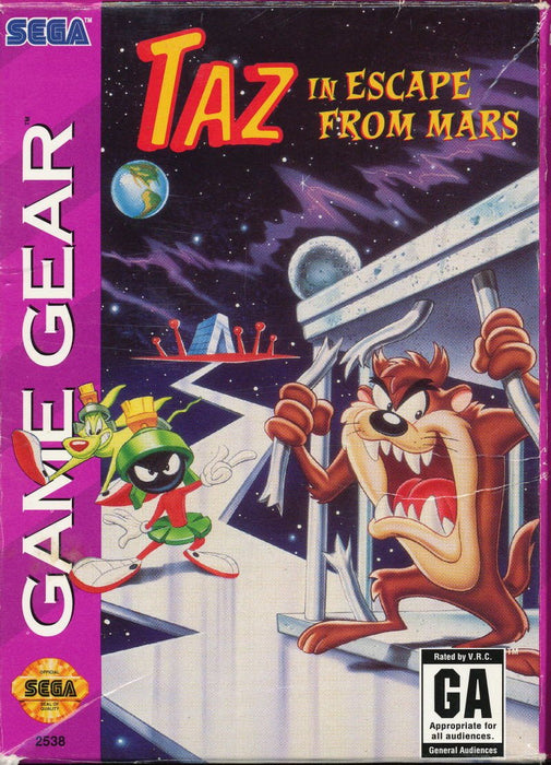 Taz in Escape from Mars (Sega Game Gear) - for just $0! 