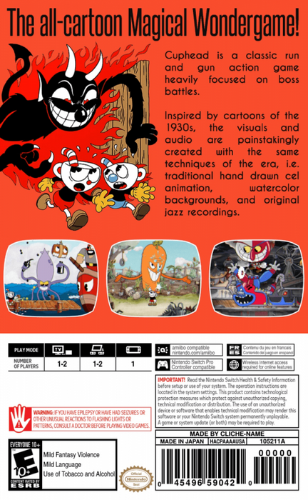 Cuphead – Nintendo Switch (NS) - for just $27.99! 