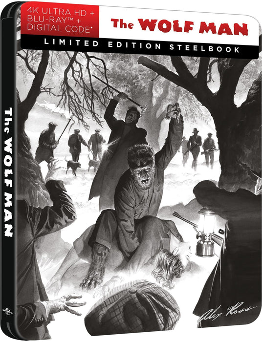 The Wolf Man (1941) Steelbook [4K Ultra HD + Blu-ray + Digital] - for just $35.99! 