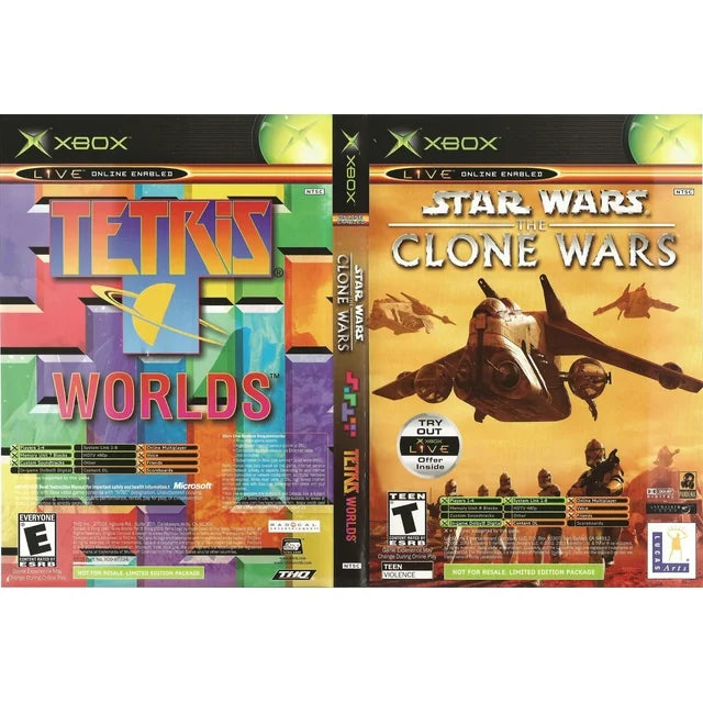 Star Wars: The Clone Wars / Tetris Worlds Online Edition [Dual Pack] – Xbox (XBOX)