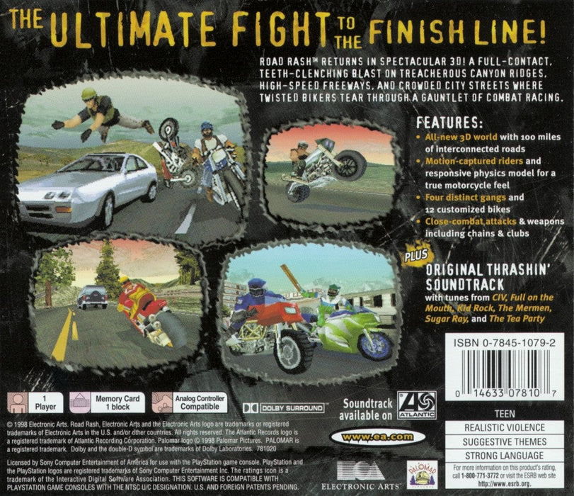 Road Rash 3D [Greatest Hits] – PlayStation 1 (PS1) - for just $11.99! 