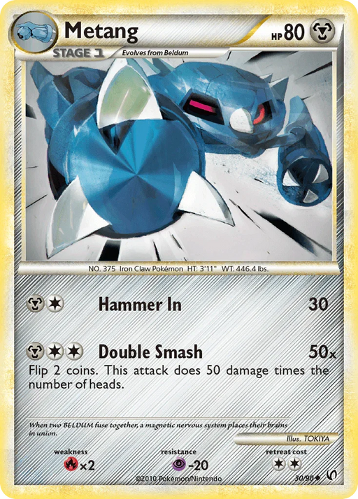 Metang (30/90) [HeartGold & SoulSilver: Undaunted] - for just $0.15! 