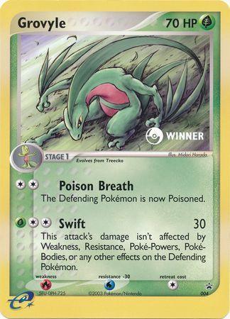 Grovyle (004) (Jumbo Card) [Nintendo: Black Star Promos] - for just $0.10! 