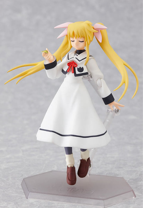 Magical Girl Lyrical Nanoha A's figma 062 Fate Testarossa: School Uniform ver. Figure (ふぃぐま ふぇいと・てすたろっさ せいふく ばーじょん) - Just $49.99! Shop now at Retro Gaming of Denver