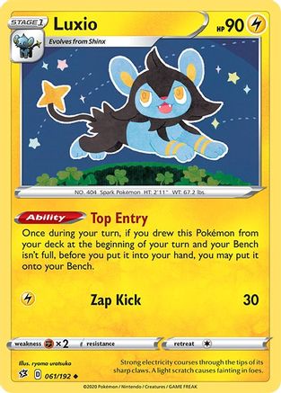 Luxio 061/192 - SWSH02 Rebel Clash - for just $0.08! 