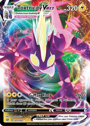 Toxtricity VMAX 071/192 - SWSH02 Rebel Clash Holofoil - for just $1.75! 