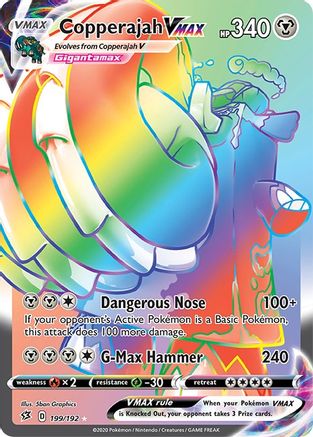 Copperajah VMAX (Secret) 199/192 - SWSH02 Rebel Clash Holofoil - for just $5! 