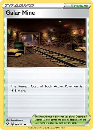 Galar Mine 160/192 - SWSH02 Rebel Clash Reverse Holofoil - for just $0.18! 