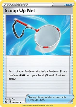 Scoop Up Net 165/192 - SWSH02 Rebel Clash Reverse Holofoil - for just $0.73! 