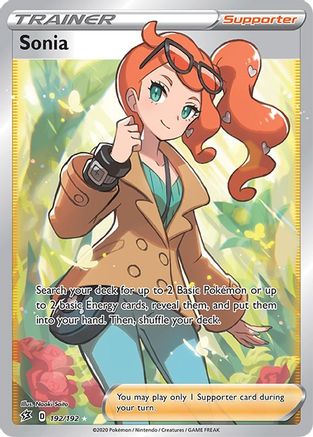 Sonia (Full Art) 192/192 - SWSH02 Rebel Clash Holofoil - for just $14.04! 