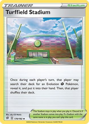 Turffield Stadium 170/192 - SWSH02 Rebel Clash - for just $0.08! 