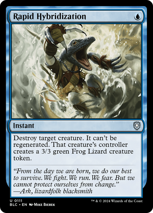 Rapid Hybridization (BLC-111) - Bloomburrow Commander - for just $0.24! 