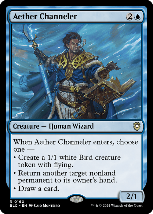 Aether Channeler (BLC-160) - Bloomburrow Commander - for just $0.10! 