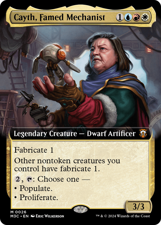 Cayth, Famed Mechanist (M3C-026) - Modern Horizons 3 Commander: (Extended Art) - for just $0.24! 