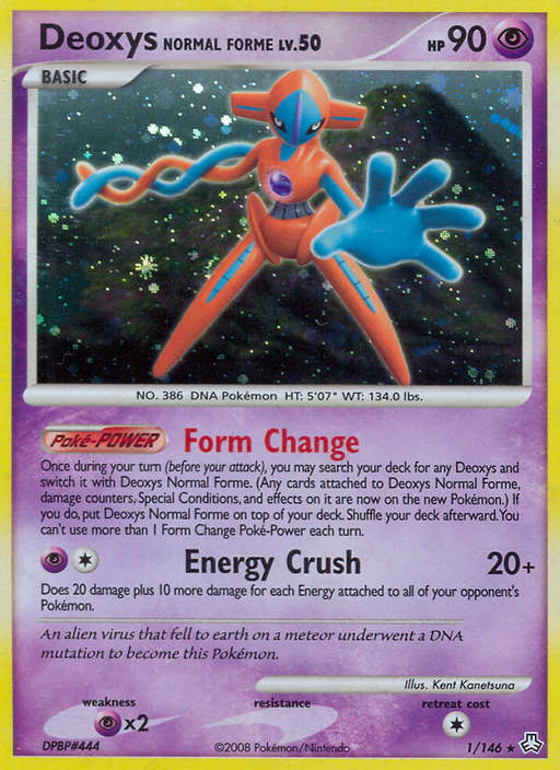 Deoxys Normal Forme (1/146) [Diamond & Pearl: Legends Awakened] - Just $1.25! Shop now at Retro Gaming of Denver