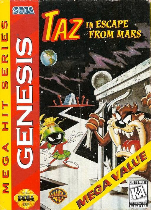 Taz in Escape From Mars (Mega Hit Series) (Sega Genesis) - for just $0! 