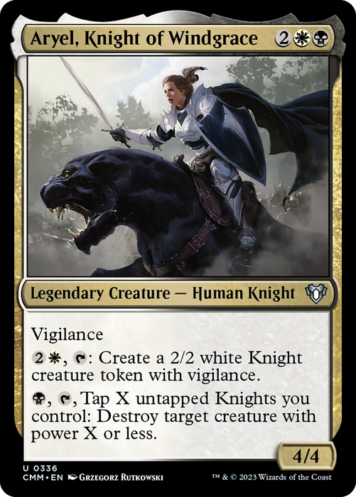 Aryel, Knight of Windgrace (CMM-336) - Commander Masters - for just $0.08! 