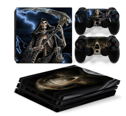 PS4 Pro Anti-Scrape Geometric Pattern Sticker | Durable Protection for Gaming Console - for just $25.94! 