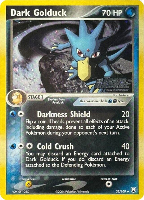 Dark Golduck (35/109) (Stamped) [EX: Team Rocket Returns] - for just $31.35! 