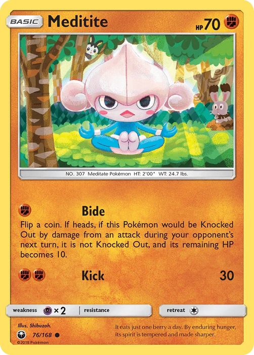 Meditite (76/168) [Sun & Moon: Celestial Storm] - for just $0.10! 
