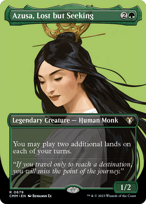 Azusa, Lost but Seeking (CMM-679) - Commander Masters (Borderless) - for just $4.28! 