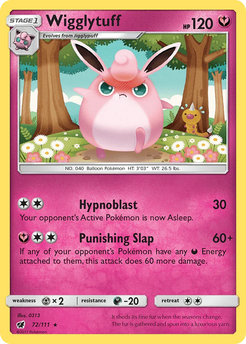 Wigglytuff (72/111) [Sun & Moon: Crimson Invasion] - for just $0.50! 