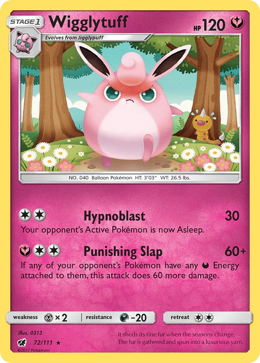 Wigglytuff (72/111) [Sun & Moon: Crimson Invasion] - for just $0.80! 