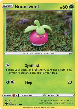 Bounsweet 014/189 - SWSH03 Darkness Ablaze - for just $0.10! 