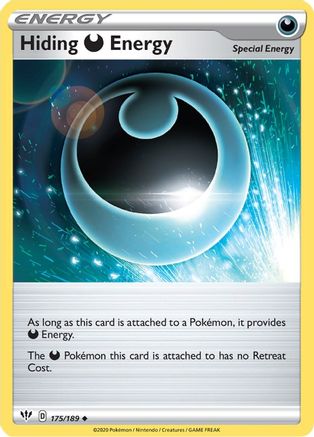 Hiding D Energy 175/189 - SWSH03 Darkness Ablaze - for just $0.05! 