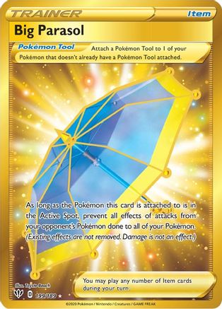 Big Parasol (Secret) 199/189 - SWSH03 Darkness Ablaze Holofoil - for just $1.29! 