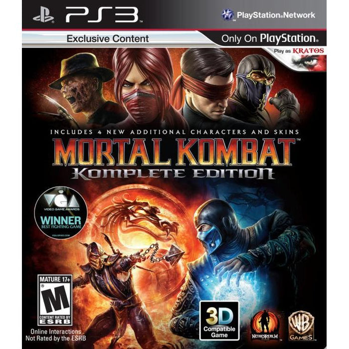 Mortal Kombat Komplete Edition (Playstation 3) - Just $0! Shop now at Retro Gaming of Denver