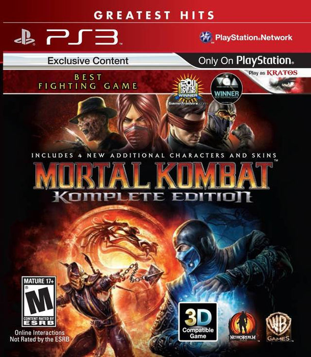 Mortal Kombat Komplete Edition (Greatest Hits) (Playstation 3) - for just $0! 
