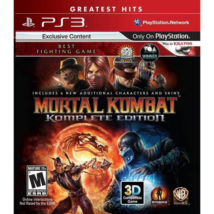 Mortal Kombat Komplete Edition (Greatest Hits) (Playstation 3) - Just $0! Shop now at Retro Gaming of Denver