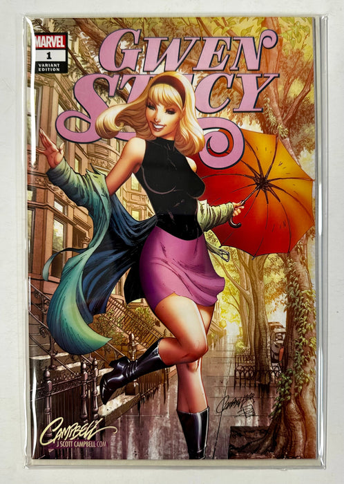 Gwen Stacy #1 J Scott Campbell Spring A Marvel Comics 2020 Variant Exclusive - for just $30! 