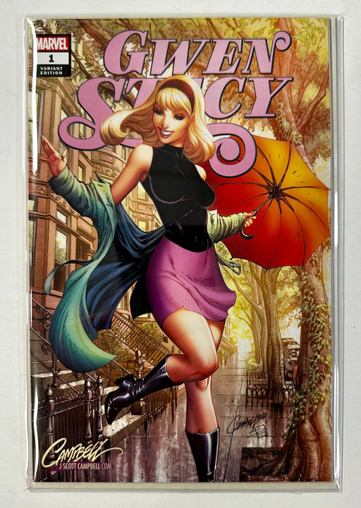 Gwen Stacy #1 J Scott Campbell Spring A Marvel Comics 2020 Variant Exclusive - for just $30! 