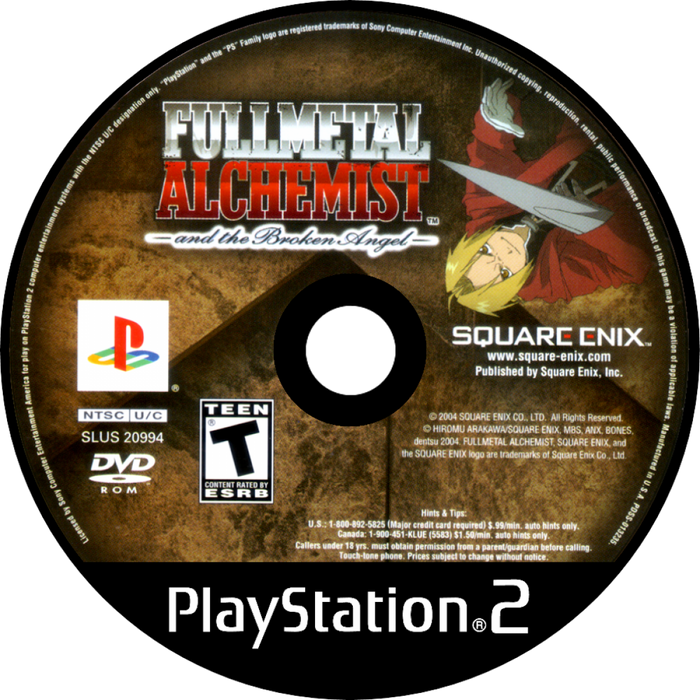 Fullmetal Alchemist: And the Broken Angel – PlayStation 2 (PS2) - for just $0! 