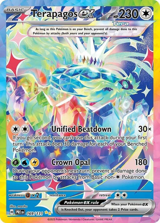 Terapagos ex (169/131) [Scarlet & Violet: Prismatic Evolutions] - for just $13.20! 