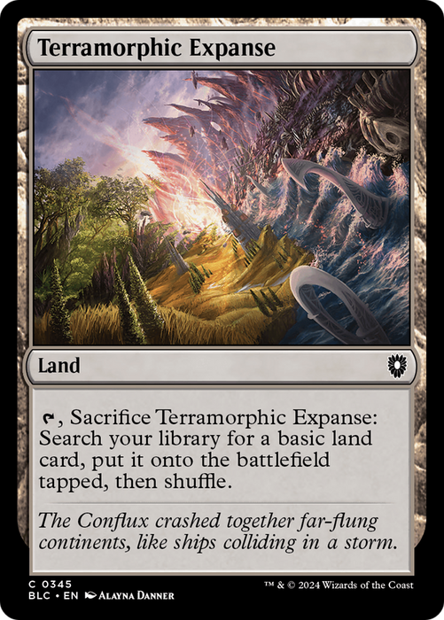 Terramorphic Expanse (BLC-345) - Bloomburrow Commander - for just $0.10! 