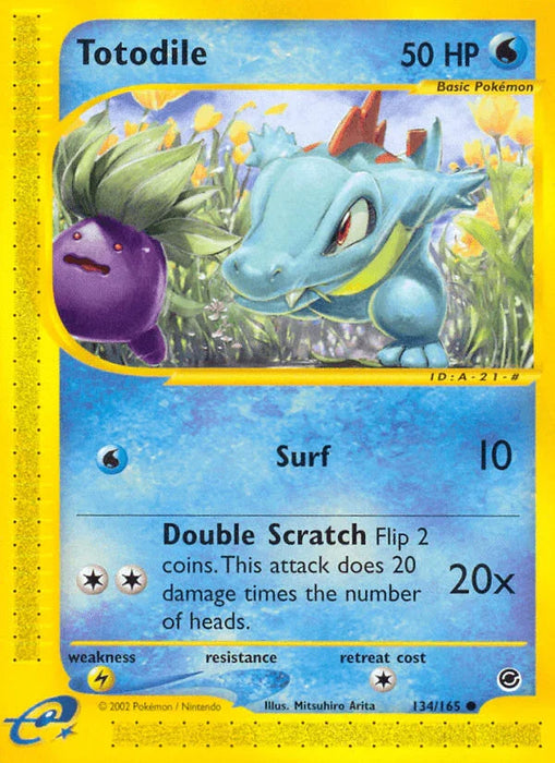 Totodile (134/165) [Expedition: Base Set] - for just $11.30! 