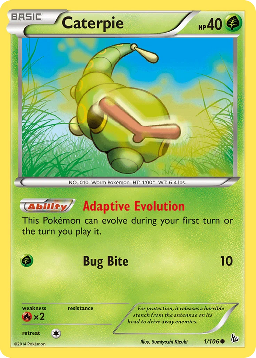 Caterpie (1/106) [XY: Flashfire] - for just $0.10! 