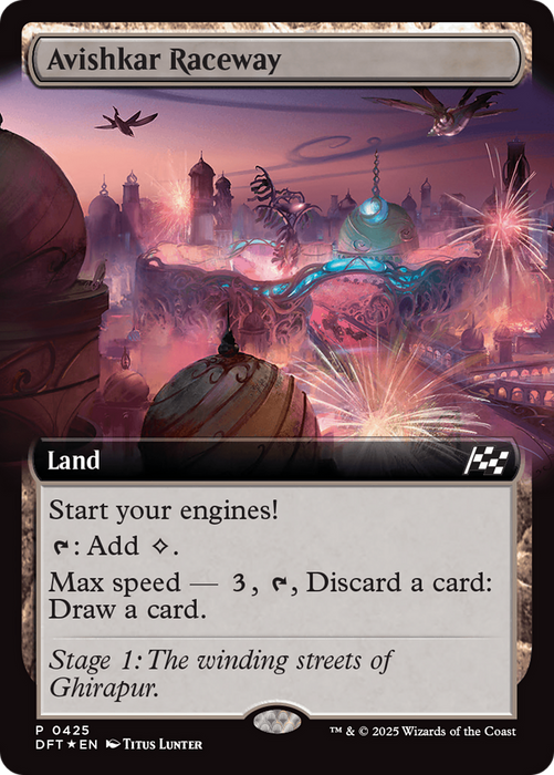 Avishkar Raceway (DFT-425) - Aetherdrift: (Extended Art) Foil - for just $0.08! 