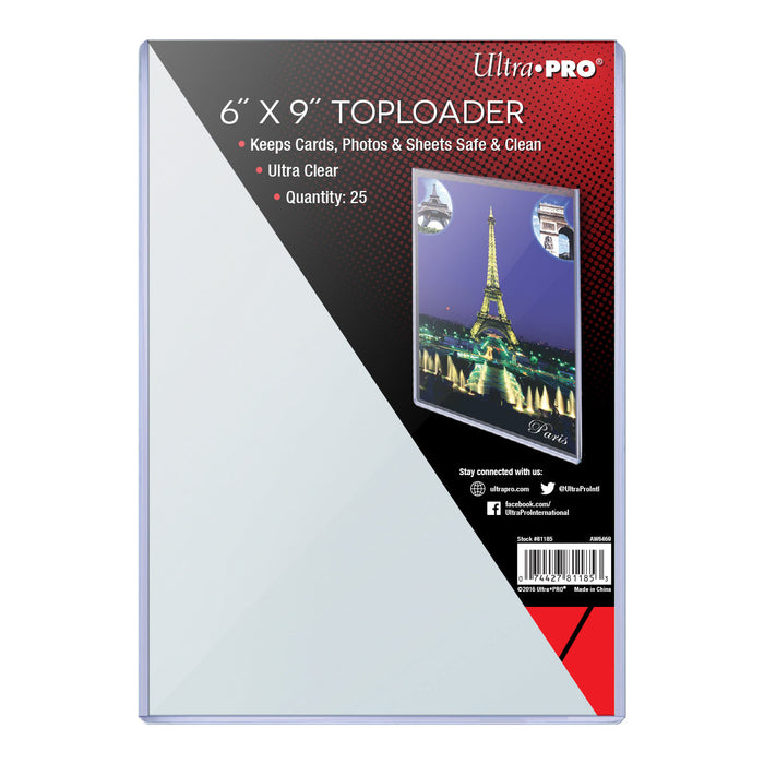 Ultra PRO: Toploader - 6" x 9" (25ct) - for just $0! 