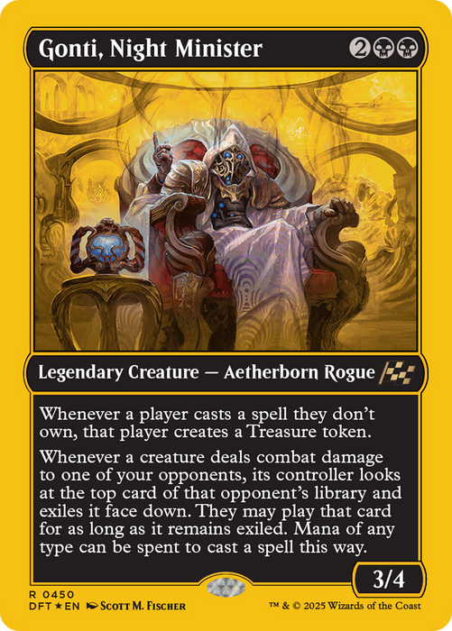 Gonti, Night Minister (DFT-450) - Aetherdrift Foil - for just $1.88! 