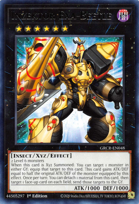 Inzektor Exa-Beetle [GRCR-EN048] Rare - for just $0.10! 