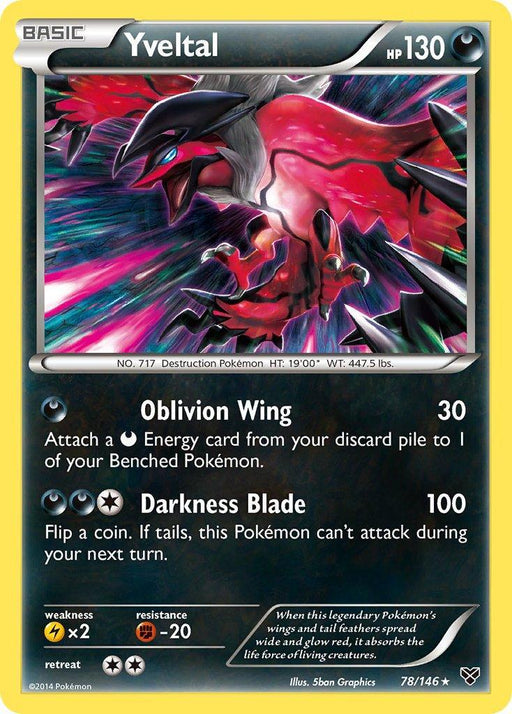 Yveltal (78/146) (Theme Deck Exclusive) [XY: Base Set] - for just $0.70! 