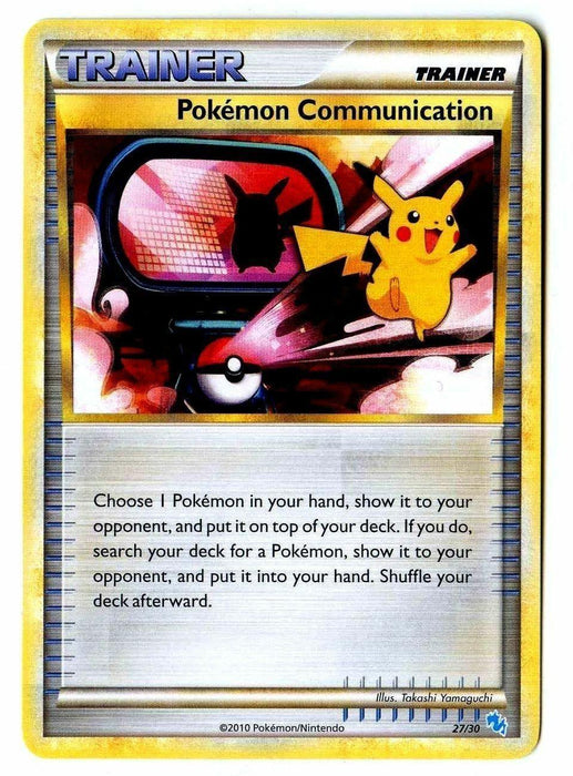Pokemon Communication (27/30) [HeartGold & SoulSilver: Trainer Kit - Gyarados] - for just $0.40! 
