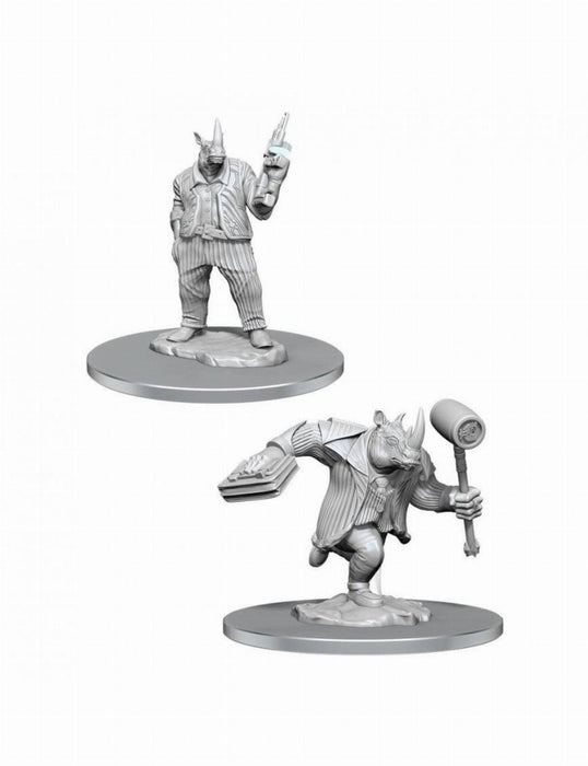 Magic: The Gathering Miniatures: Freelance Muscle and Rhox Pummeler - for just $9.99! 