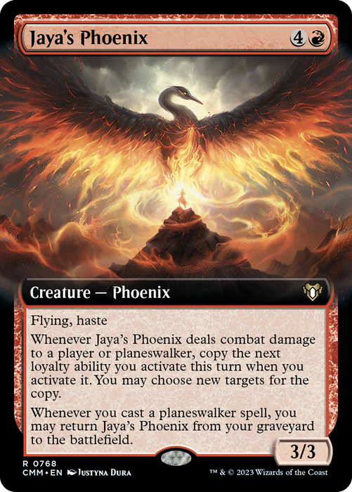 Jaya's Phoenix (CMM-768) - Commander Masters: (Extended Art) - for just $0.21! 