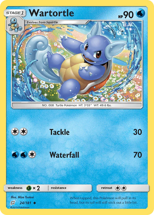 Wartortle (24/181) [Sun & Moon: Team Up] - for just $0.25! 