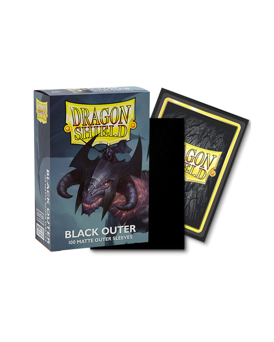 Dragon Shield: 100ct Outer Sleeves - Matte Black (Standard) - Just $8.95! Shop now at Retro Gaming of Denver